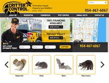 Tablet Screenshot of crittercontrolftlauderdale.com